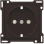 Niko 124-66901 afwerkingsset voor wandcontactdoos met randaarde en kinderveiligheid, Dark brown