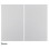 Berker 85142177 K.5 Drukknop-opzetmodule 2-voudig Aluminium