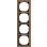 Busch Jaeger 1724-4086 Busch-art linear 4-voudig Wood walnut