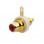 Busch-Jaeger 0263/06  Cinch (RCA, phono, tulp) chassisdeel female Voor montage in communicatie draagring