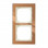 Busch Jaeger 1722-283 Busch-Axcent Afdekraam 2-voudig Bruin Glas