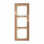 Busch Jaeger 1723-283 Busch-Axcent Afdekraam 3-voudig Bruin Glas