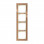 Busch Jaeger 1724-283 Busch-Axcent Afdekraam 4-voudig Bruin Glas