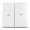 Busch-Jaeger 2504-914 Busch-balance SI Centraalplaat met opdruk Wit