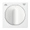 Busch-Jaeger 2542 DR-914 Busch-balance SI Centraalplaat met draaigreep met opdruk Wit
