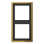 Jung GO 2982 Afdekraam voor horizontale en verticale combinatie 2-voudig Goudkleurig