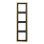 Jung GO 2984 Afdekraam voor horizontale en verticale combinatie 4-voudig Goudkleurig
