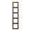 Jung GO 2985 Afdekraam voor horizontale en verticale combinatie 5-voudig Goudkleurig