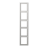 Jung LS 985 LG Afdekraam voor horizontale en verticale combinatie 5-voudig Lichtgrijs