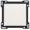 Niko 101-61105 Afwerkingsset voor enkelvoudige schakelaar of drukknop, White