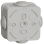 Schneider Electric Merten ENN05002 Mureva Kabeldoos Vierkant Buiten 4 invoeren 20mm Grijs