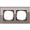 Gira 0212122 Afdekraam Esprit Tweevoudig Glas umbra