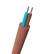 Nexans 10009007 Sihf kabel 2x 0,75 mm² (100 meter)