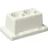 ABB Hafobox 3611W2 S Lasdoos deksel met 2-voudig WCD