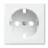 Busch Jaeger 20 EUCR-914 Busch-balance Afdekking Wandcontactdoos met randaarde Wit (reserveonderdeel) 