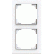 Busch Jaeger 1722-44G Busch-art linear 2-voudig Studio wit