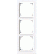 Busch Jaeger 1723-44G Busch-art linear 3-voudig Studio wit