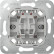 Gira 312800 Basiselement tastschakelaar 10 AX 250 V~ Wisselschakelaar 2-voudig Zonder wip