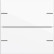 Gira 575203 Wippenset 2-voudig voor tastsensor 4 System 55 Zuiver wit glanzend