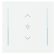Busch Jaeger LFDW/A.1.70.11-44M Busch-art linear Afdekking 1-voudig wip voor keypad met symbool “dimmen" Studiowit mat