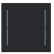 Busch Jaeger LFW/A.1.70.11-45M Busch-art linear Afdekking 1-voudig voor keypad Zwart mat